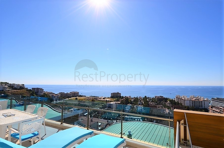 Penthouse 3+2 in einem Prestigeprojekt im Stadtteil Konakly