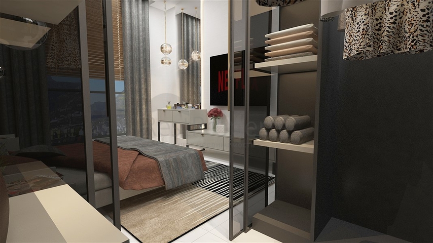 Ein moderner Komplex im europäischen Bezirk Oba