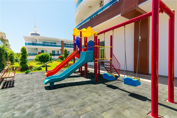 Möblierte Dreizimmerwohnung im Zentrum von Mahmutlar