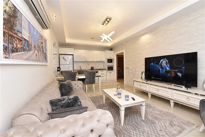 Möblierte Dreizimmerwohnung im Zentrum von Mahmutlar