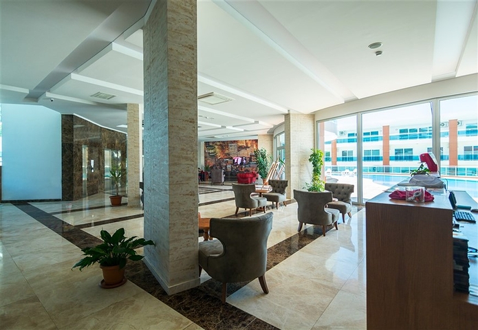 Möblierte Dreizimmerwohnung im Zentrum von Mahmutlar