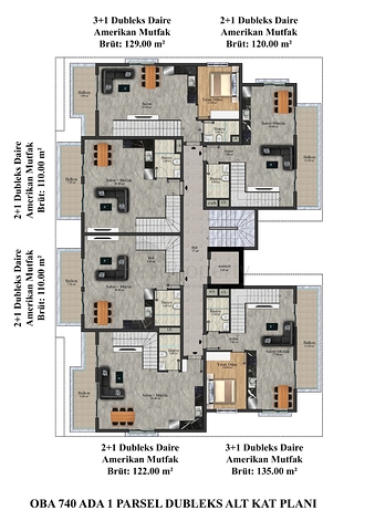 Ein neues Investitionsprojekt im modernen Stadtteil Oba