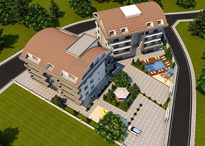 Ein neues Investitionsprojekt im modernen Stadtteil Oba