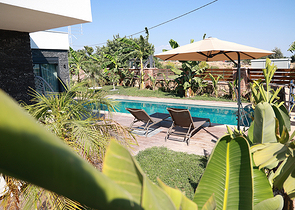 Ein Komplex von Villen in Avsallar