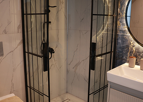 Ein Komplex von Villen in Avsallar