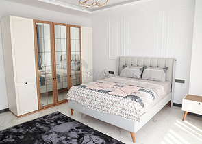 Ein Komplex von Villen in Avsallar