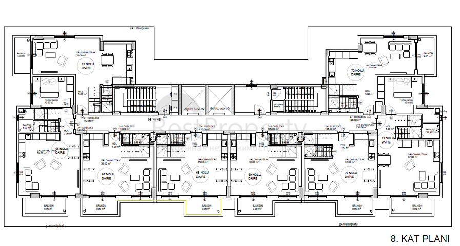 Neues Projekt in Mahmutlar von einem bekannten Entwickler 