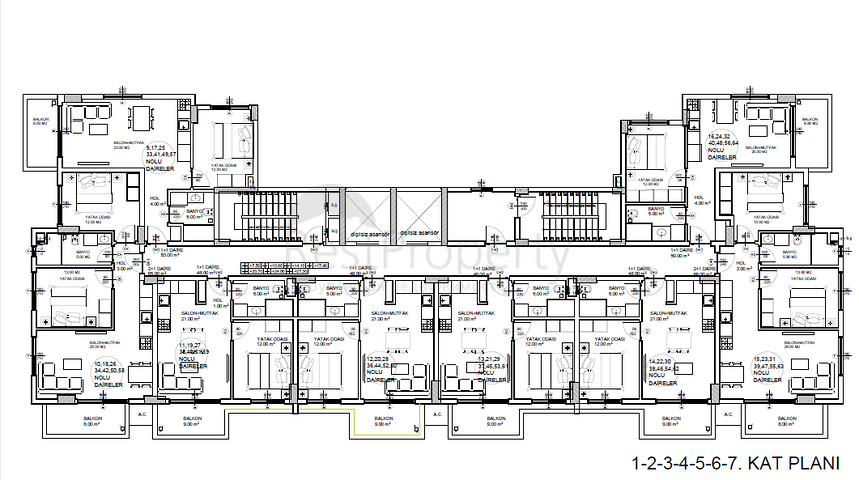 Neues Projekt in Mahmutlar von einem bekannten Entwickler 