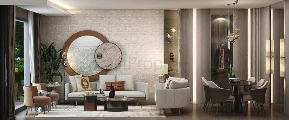 Das Projekt umfasst private Terrassen mit Garten