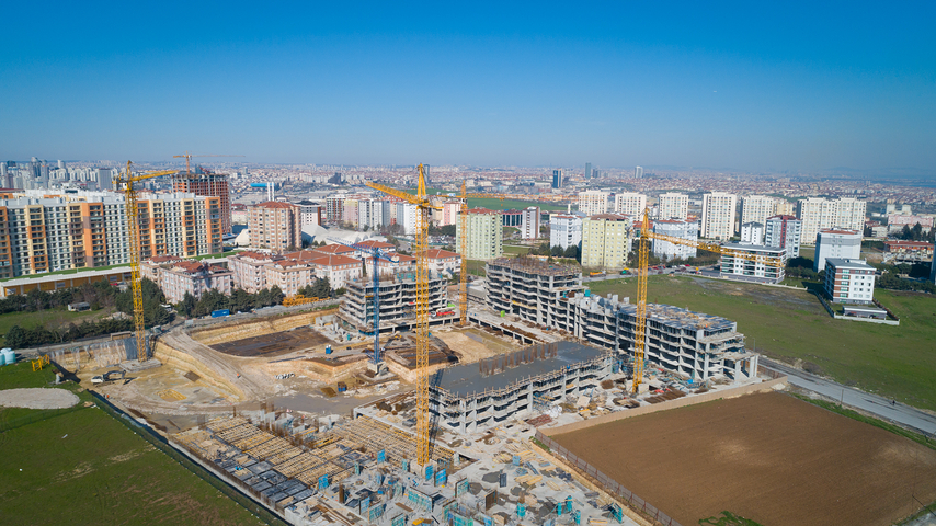 Das Projekt umfasst private Terrassen mit Garten