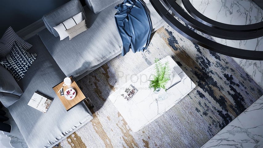 Der im Bau befindliche Komplex im Bezirk Oba