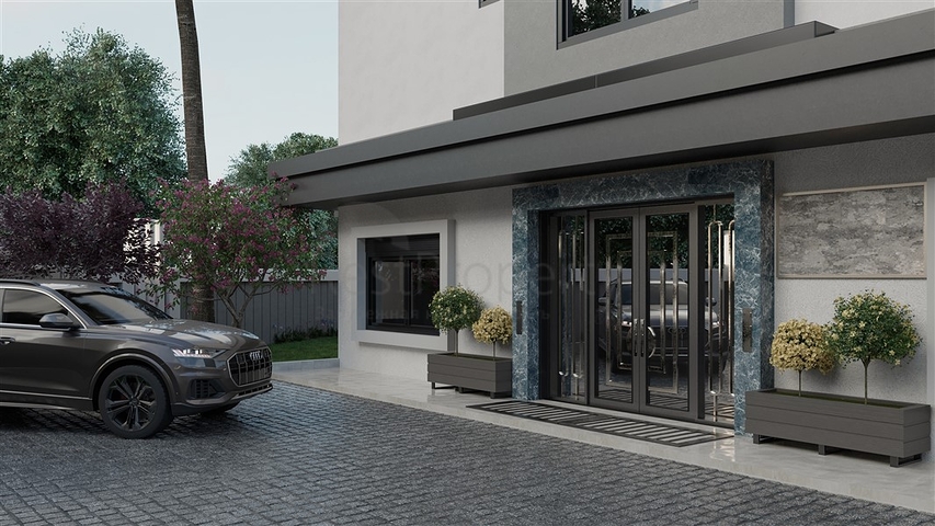 Der im Bau befindliche Komplex im Bezirk Oba