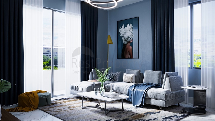 Der im Bau befindliche Komplex im Bezirk Oba