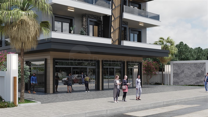 Neue Wohnanlage 400 m vom Meer entfernt im Stadtteil Kestel 