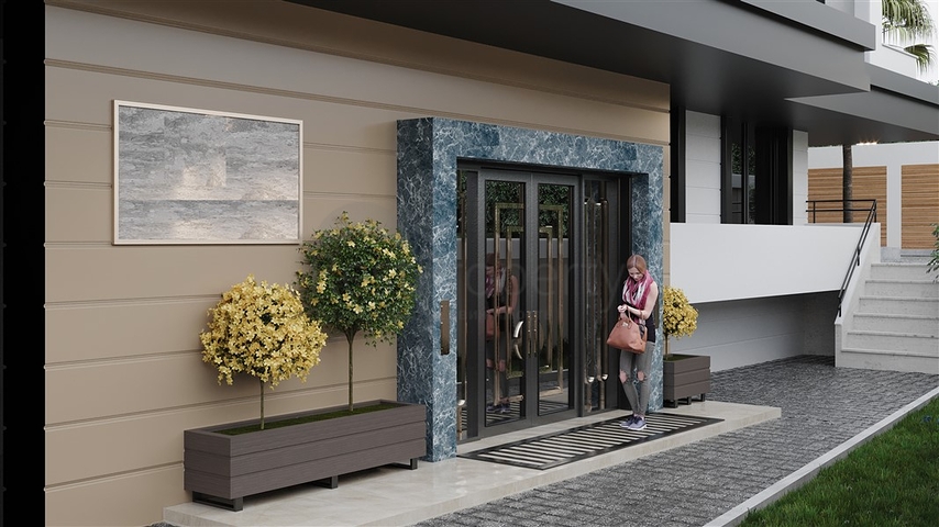 Neue Wohnanlage 400 m vom Meer entfernt im Stadtteil Kestel 