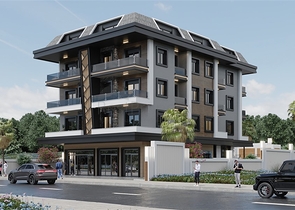 Neue Wohnanlage 400 m vom Meer entfernt im Stadtteil Kestel 