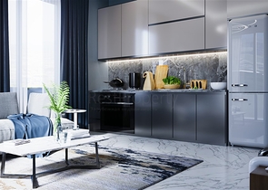 Neue Wohnanlage 400 m vom Meer entfernt im Stadtteil Kestel 