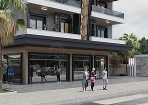 Neue Wohnanlage 400 m vom Meer entfernt im Stadtteil Kestel 