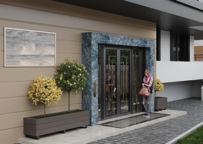 Neue Wohnanlage 400 m vom Meer entfernt im Stadtteil Kestel 