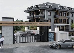 Neue Wohnanlage 400 m vom Meer entfernt im Stadtteil Kestel 