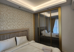 Zweizimmerwohnung in einem Komplex in erster Linie in Mahmutlar