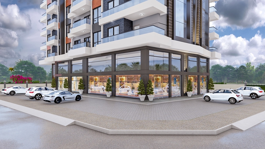 Neuer Komplex in Mahmutlar, 400m vom Meer entfernt