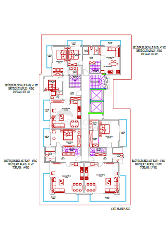 Neues Projekt in der Region Mahmutlar, 600 m vom Meer entfernt 