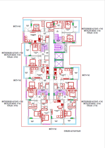 Neues Projekt in der Region Mahmutlar, 600 m vom Meer entfernt 