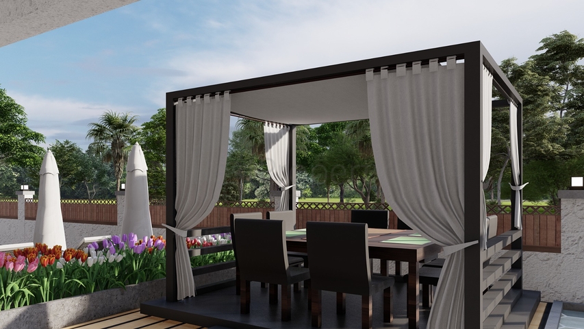 Neues Projekt in der Region Mahmutlar, 600 m vom Meer entfernt 