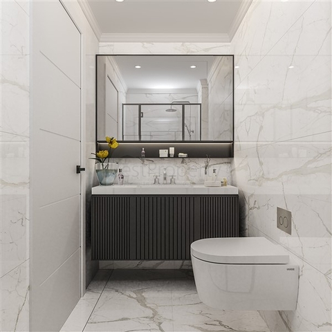 Der im Bau befindliche Komplex im Bezirk Oba