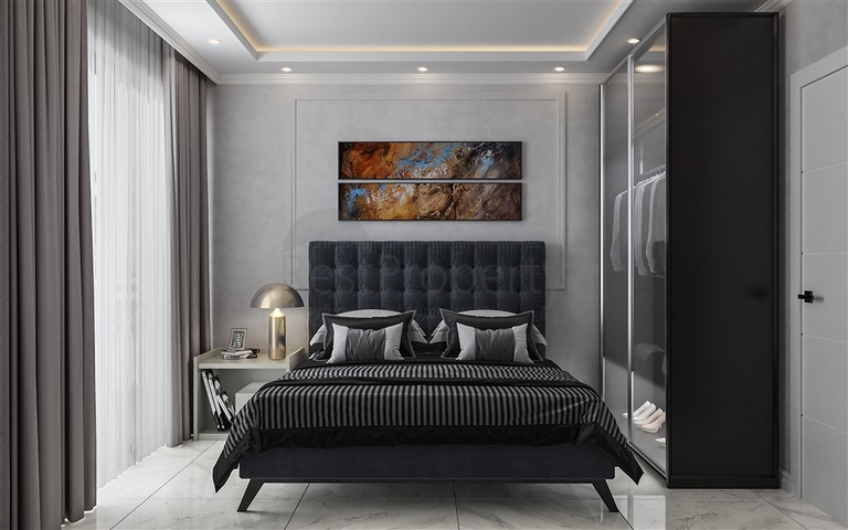 Der im Bau befindliche Komplex im Bezirk Oba