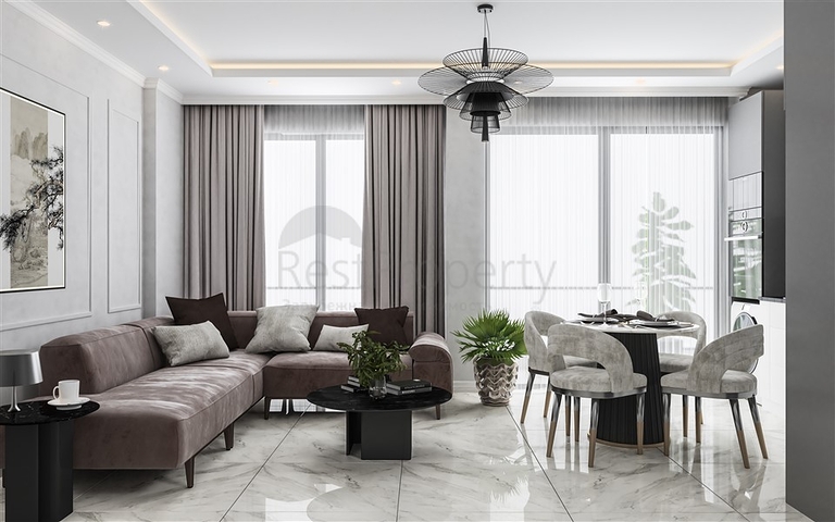 Der im Bau befindliche Komplex im Bezirk Oba