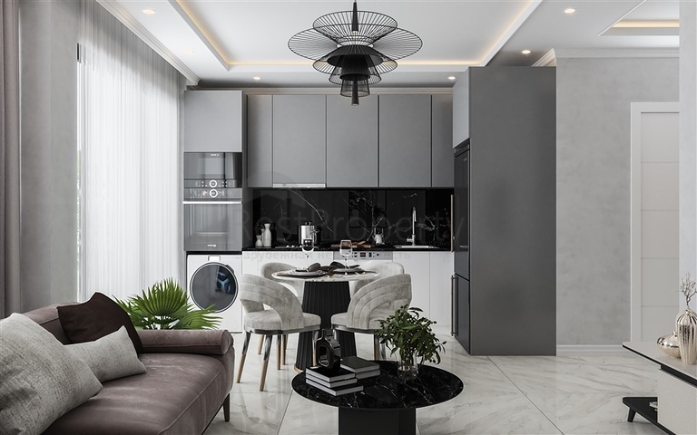 Der im Bau befindliche Komplex im Bezirk Oba