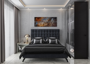 Der im Bau befindliche Komplex im Bezirk Oba