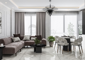 Der im Bau befindliche Komplex im Bezirk Oba