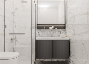 Der im Bau befindliche Komplex im Bezirk Oba