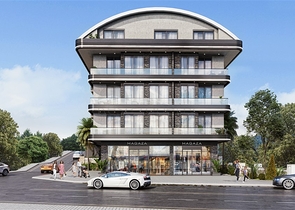 Der im Bau befindliche Komplex im Bezirk Oba