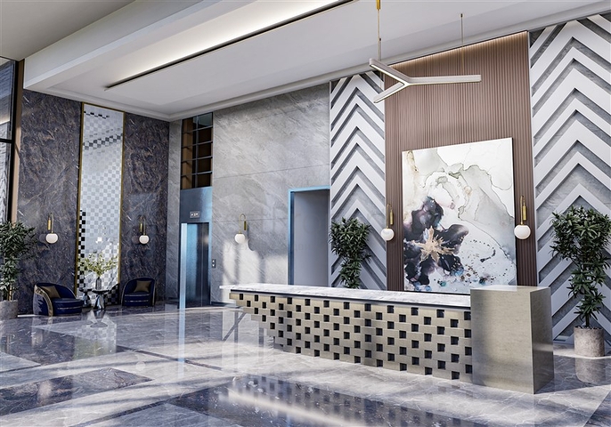 Neues Bauprojekt im Stadtteil Mahmutlar