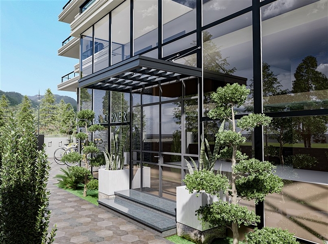 Neues Bauprojekt im Stadtteil Mahmutlar