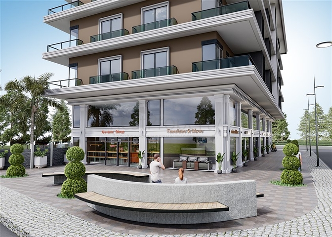 Neues Bauprojekt im Stadtteil Mahmutlar