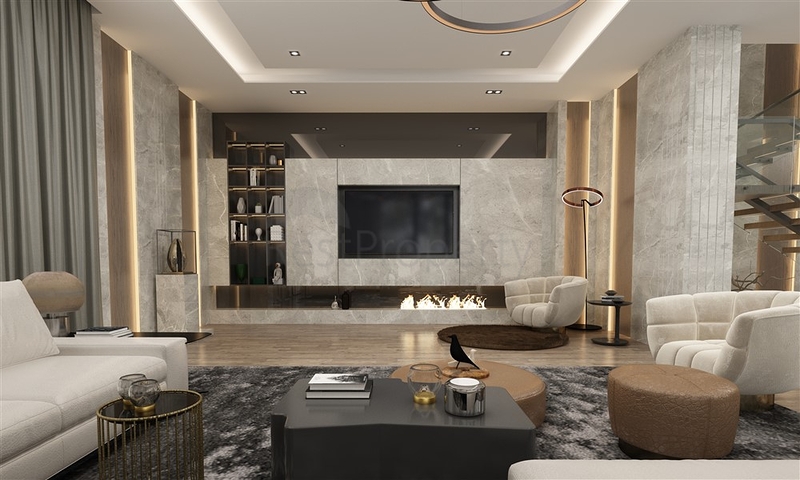 5+1 High-End-Gabelprojekt im Zentrum von Alanya mit herrlichem Panoramablick