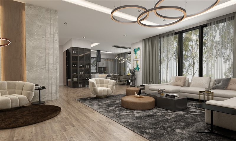 5+1 High-End-Gabelprojekt im Zentrum von Alanya mit herrlichem Panoramablick