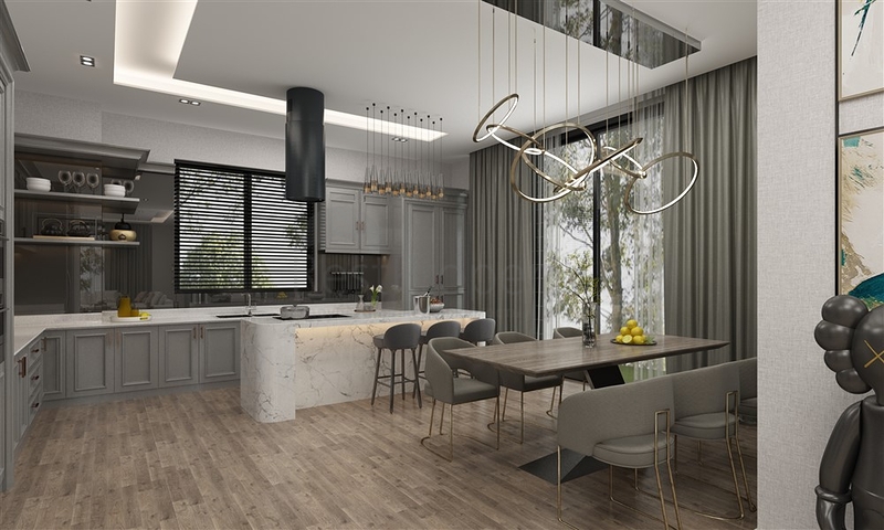 5+1 High-End-Gabelprojekt im Zentrum von Alanya mit herrlichem Panoramablick