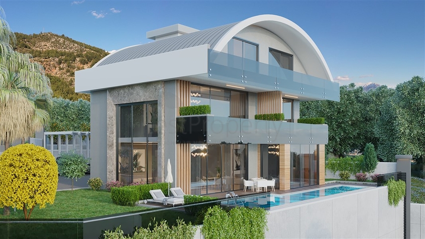 5+1 High-End-Gabelprojekt im Zentrum von Alanya mit herrlichem Panoramablick