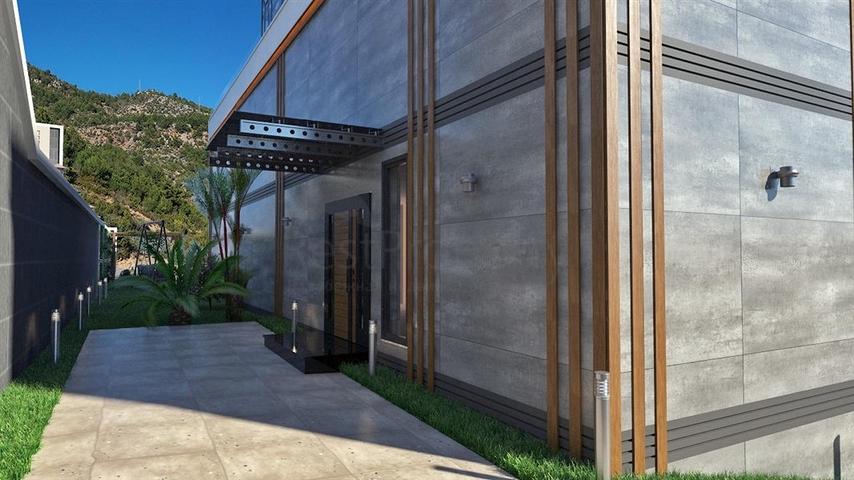 Einzigartige Villa mit Panoramablick auf Alanya