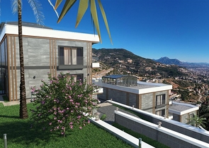 Einzigartige Villa mit Panoramablick auf Alanya