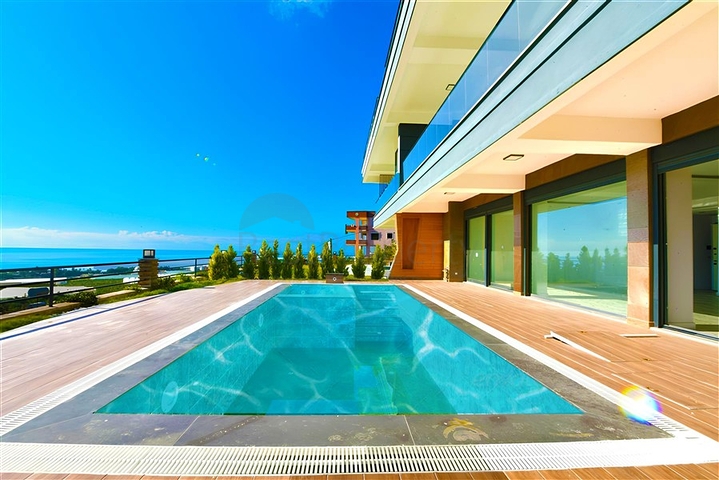 Komplex von luxuriösen Villen mit Meerblick in Avsallar