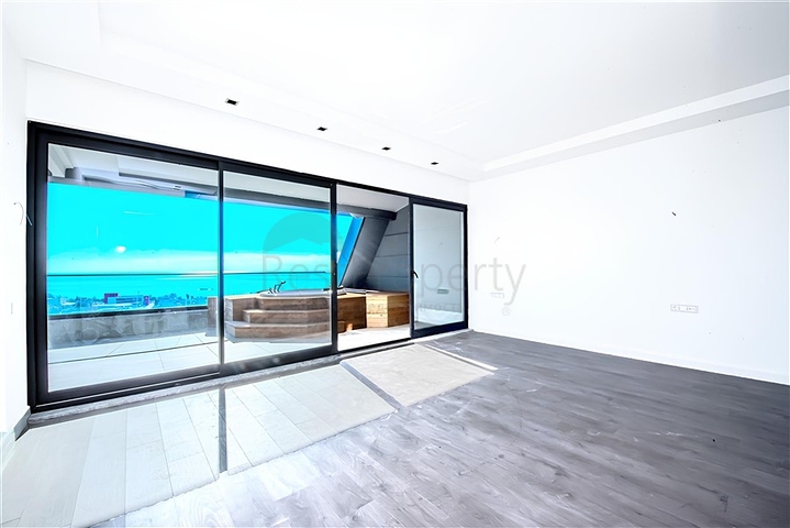 Komplex von luxuriösen Villen mit Meerblick in Avsallar