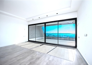 Komplex von luxuriösen Villen mit Meerblick in Avsallar