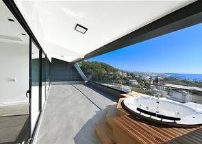 Komplex von luxuriösen Villen mit Meerblick in Avsallar